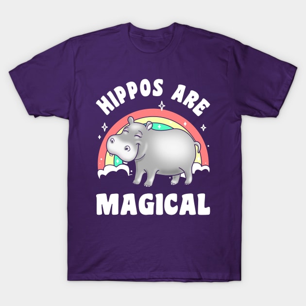 Hippos are Magical T-Shirt by PnJ